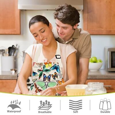 Cooking Aprons for Women with PocketsWaterproof Cute Apron for Cooking Baking... - Image 2