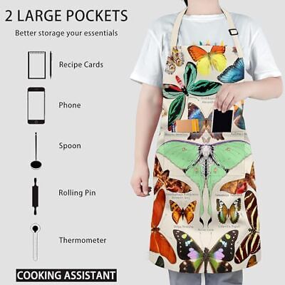 Cooking Aprons for Women with PocketsWaterproof Cute Apron for Cooking Baking... - Image 5