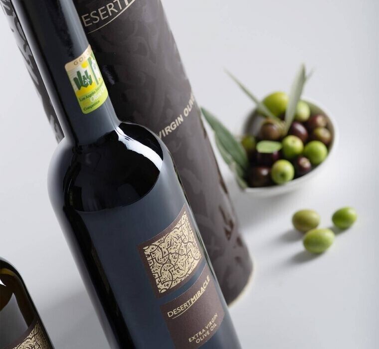 ORGANIC OLIVE OIL - DESERT MIRACLE / ULTRA PREMIUM - 250ML GLASS BOTTLE-SMALL - Image 2