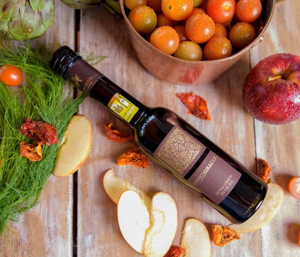 ORGANIC OLIVE OIL - DESERT MIRACLE / ULTRA PREMIUM - 250ML GLASS BOTTLE-SMALL - Image 3