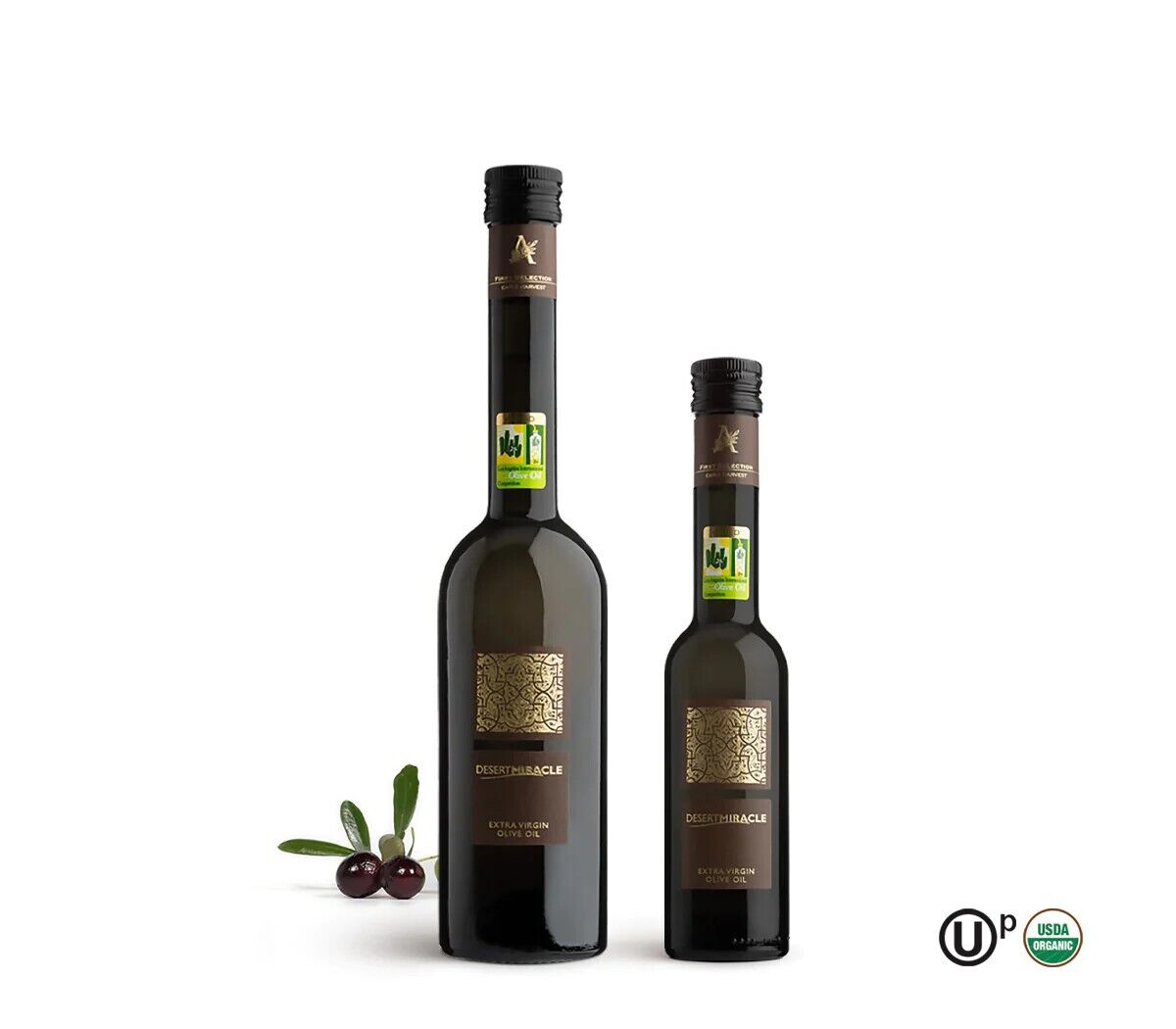 ORGANIC OLIVE OIL - DESERT MIRACLE / ULTRA PREMIUM - 250ML GLASS BOTTLE-SMALL - Image 4