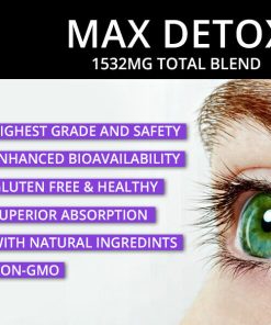 Alternative view of Max Detox - Colon Cleanse, Detox Toxins, Energy boost, Weight loss Capsules