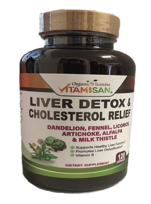 Liver Cleanse Detox Milk Thistle Extracts Silymarin, Artichoke, Dandelion, Vit B - Image 9
