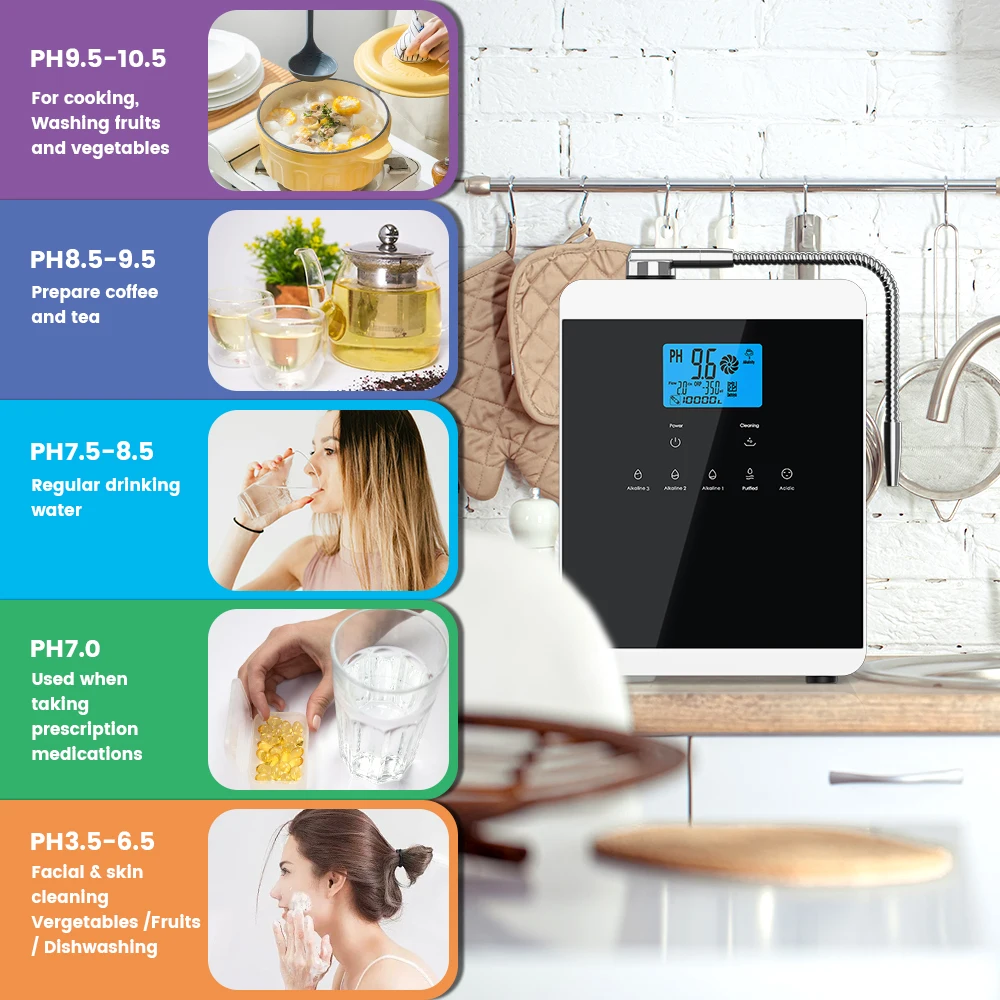 Kangen Water Electrolysis Generator Alkaline Water Ionizer Machine - Image 5